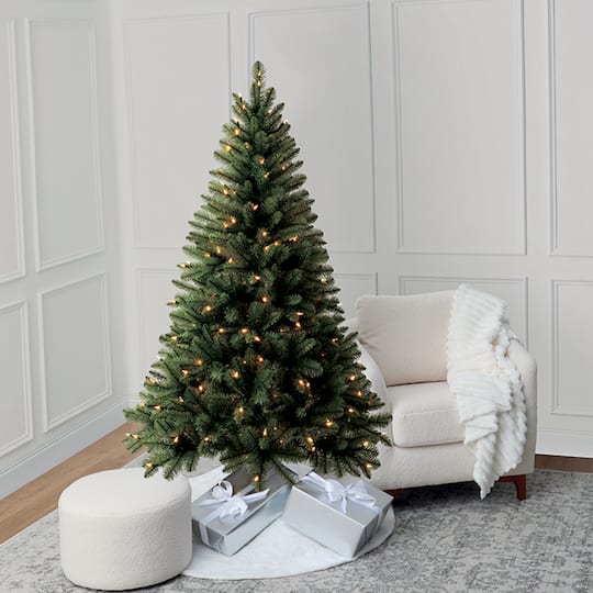 Ashland; 6ft. Pre-Lit Windham Spruce Artificial Christmas Tree, Warm White LED Lights by Ashland®; Category:Shop All Christmas Trees; Image:1